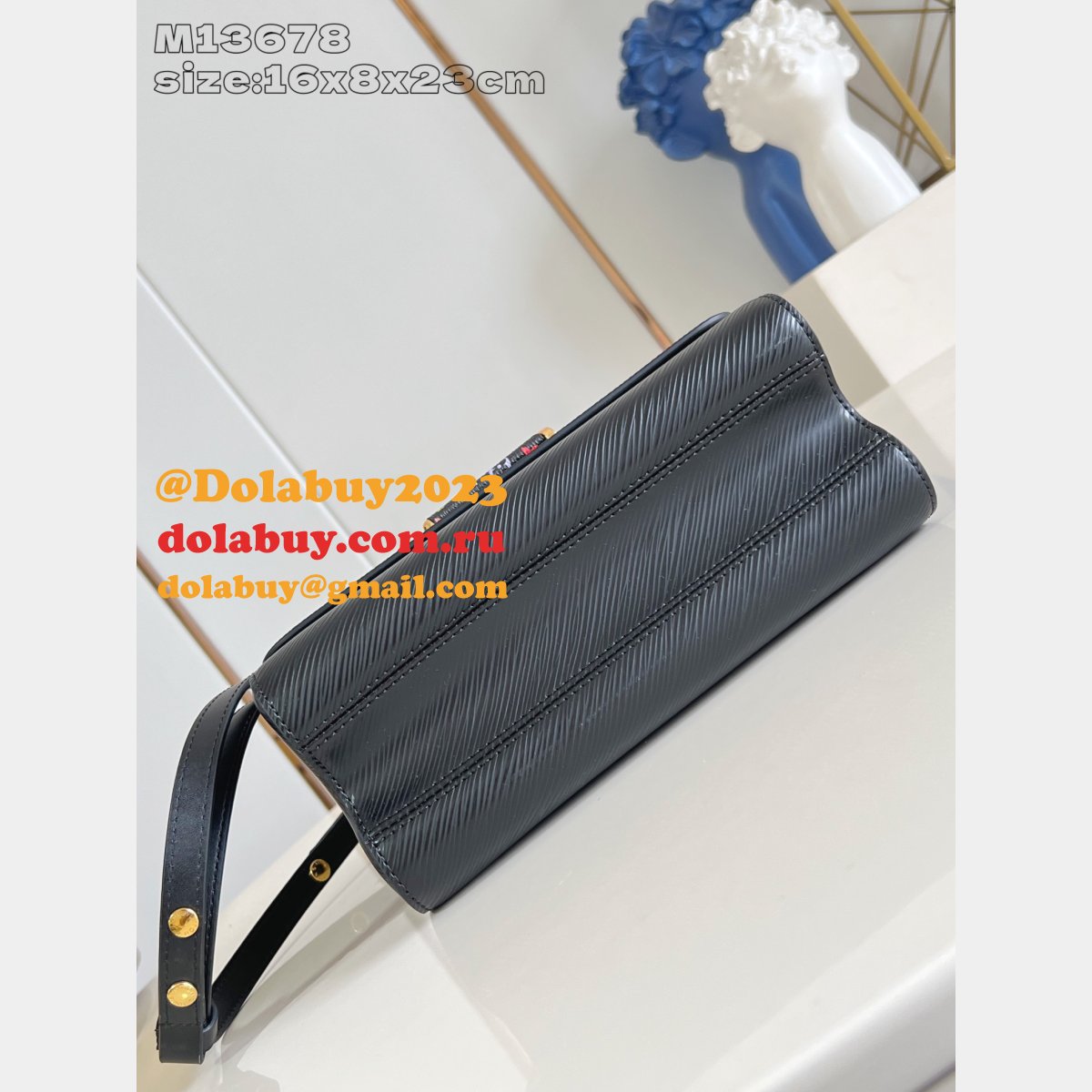 Louis Vuitton Copy LV x TM Twist MM Slim Epi Leather Lcons M13678 Bag