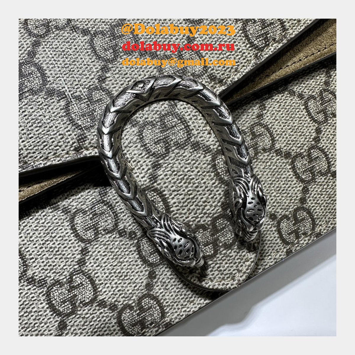 dionysus top handle G*u*i 1:1 mirror 752029 replicas bag