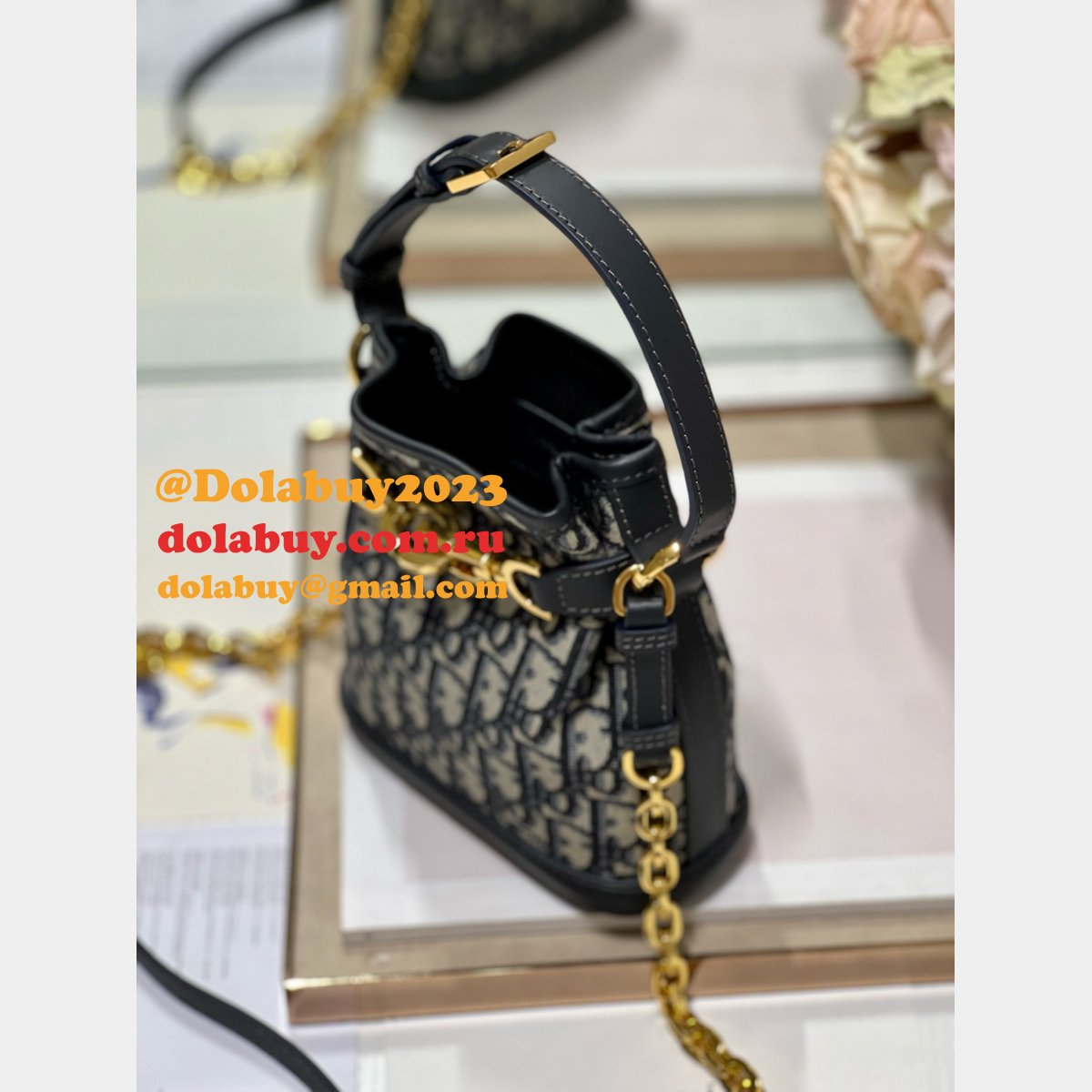 Christian Dior 1:1 Mirror Oblique Cest CD Lock 2271/2272 Copy Bag