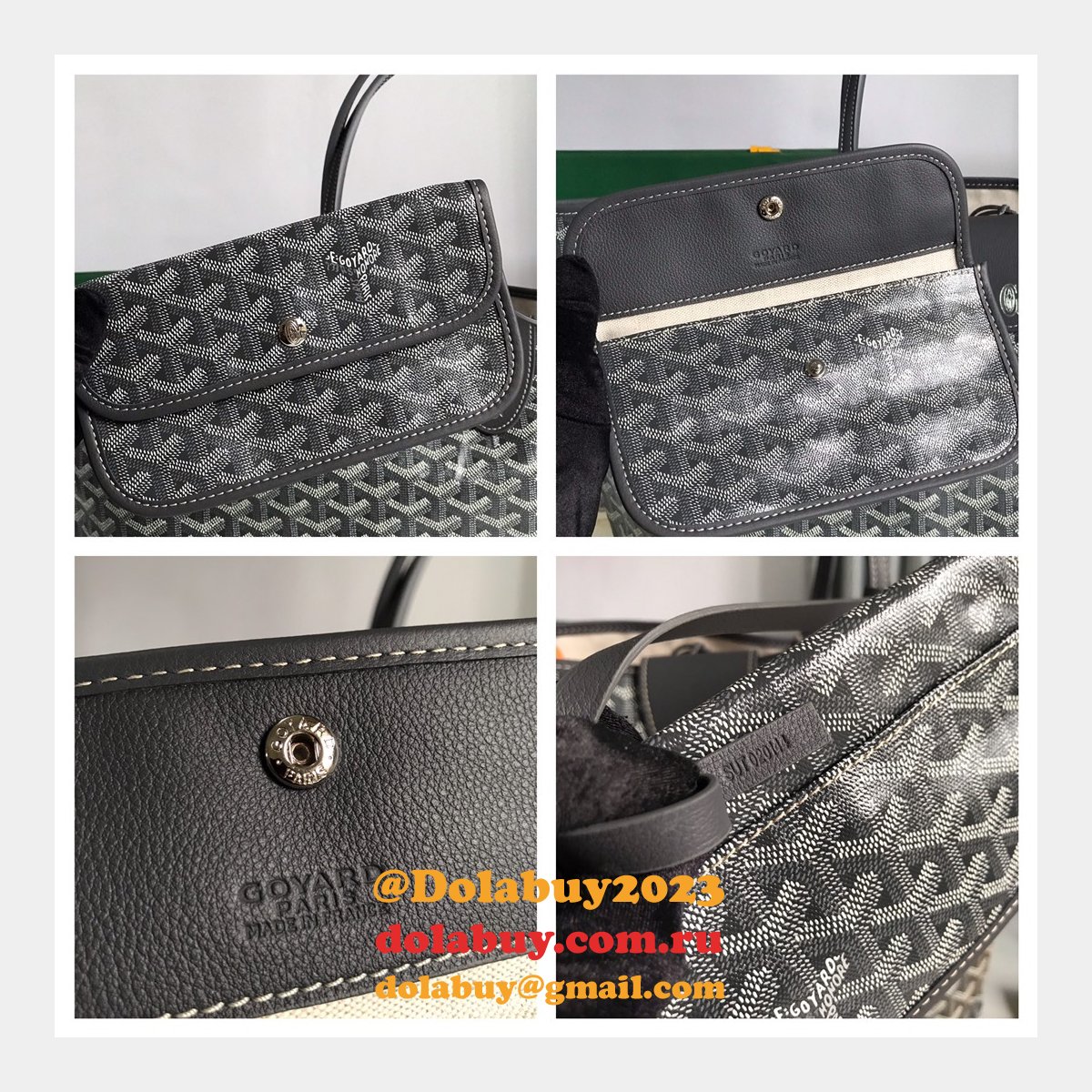 Saint Louis Goyard 020184 020144 Tote Buy Goyardine Fake Bags