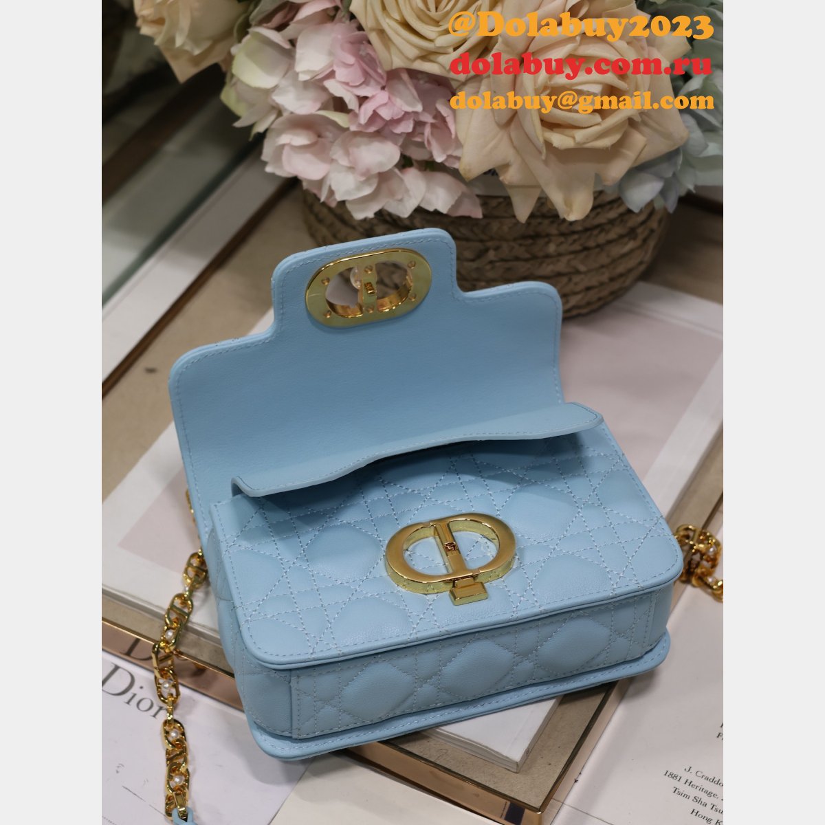 7 Star Mini Dior Jolie Top Handle Bag Wholesale 9272