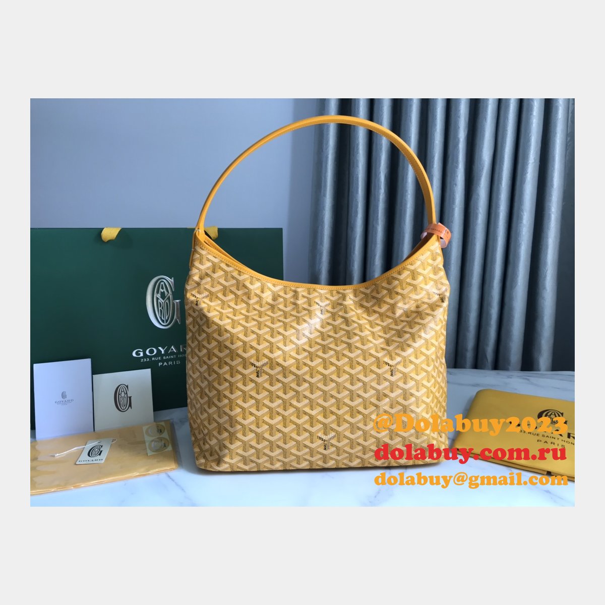 Designer Goyard Hobo Bohème Saint Louis Artois Replica Bag