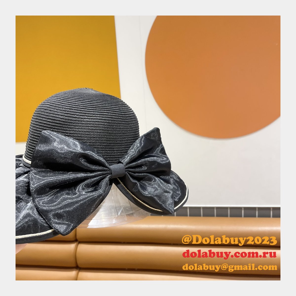 Designer CC High-end straw production Flat hat