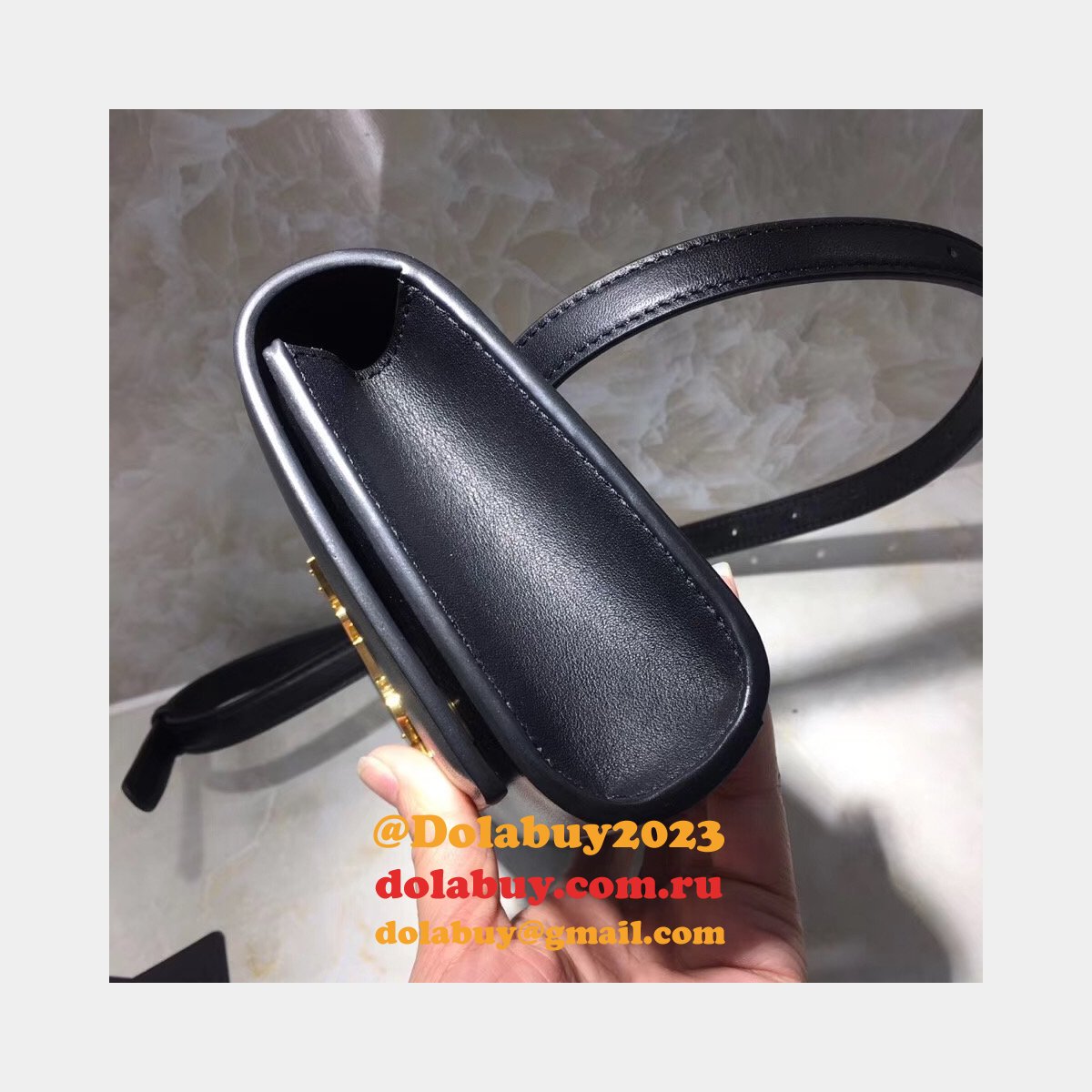 Replicas YSL Saint Laurent Waist Pack Fanny Pack Black Belt Bag