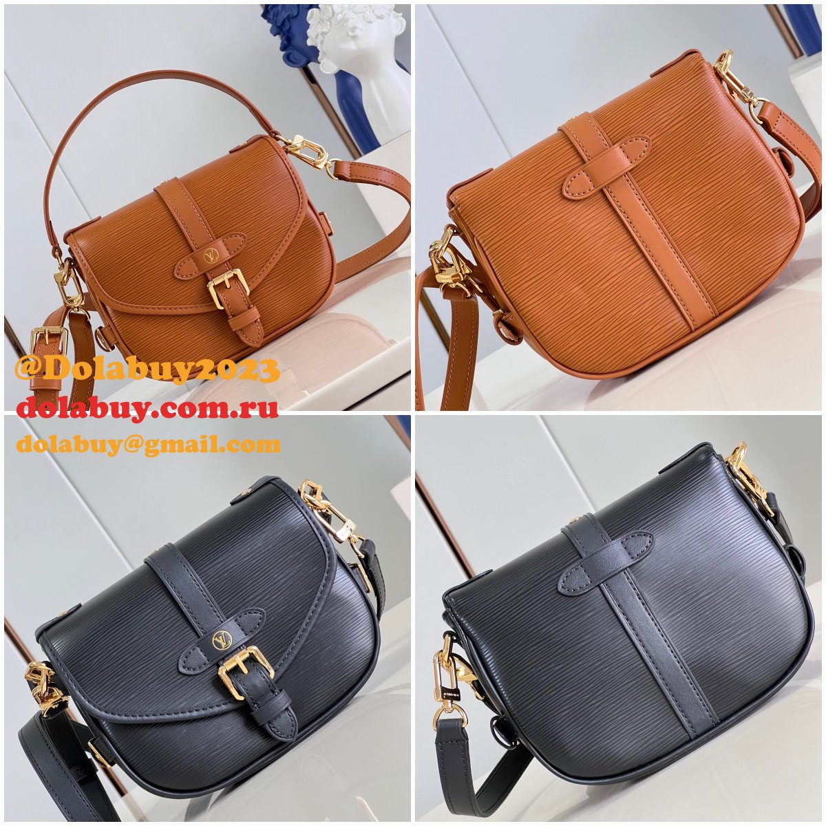 Saumur Shop Louis Vuitton Epi Leather M23470/M23469 Replica Bag