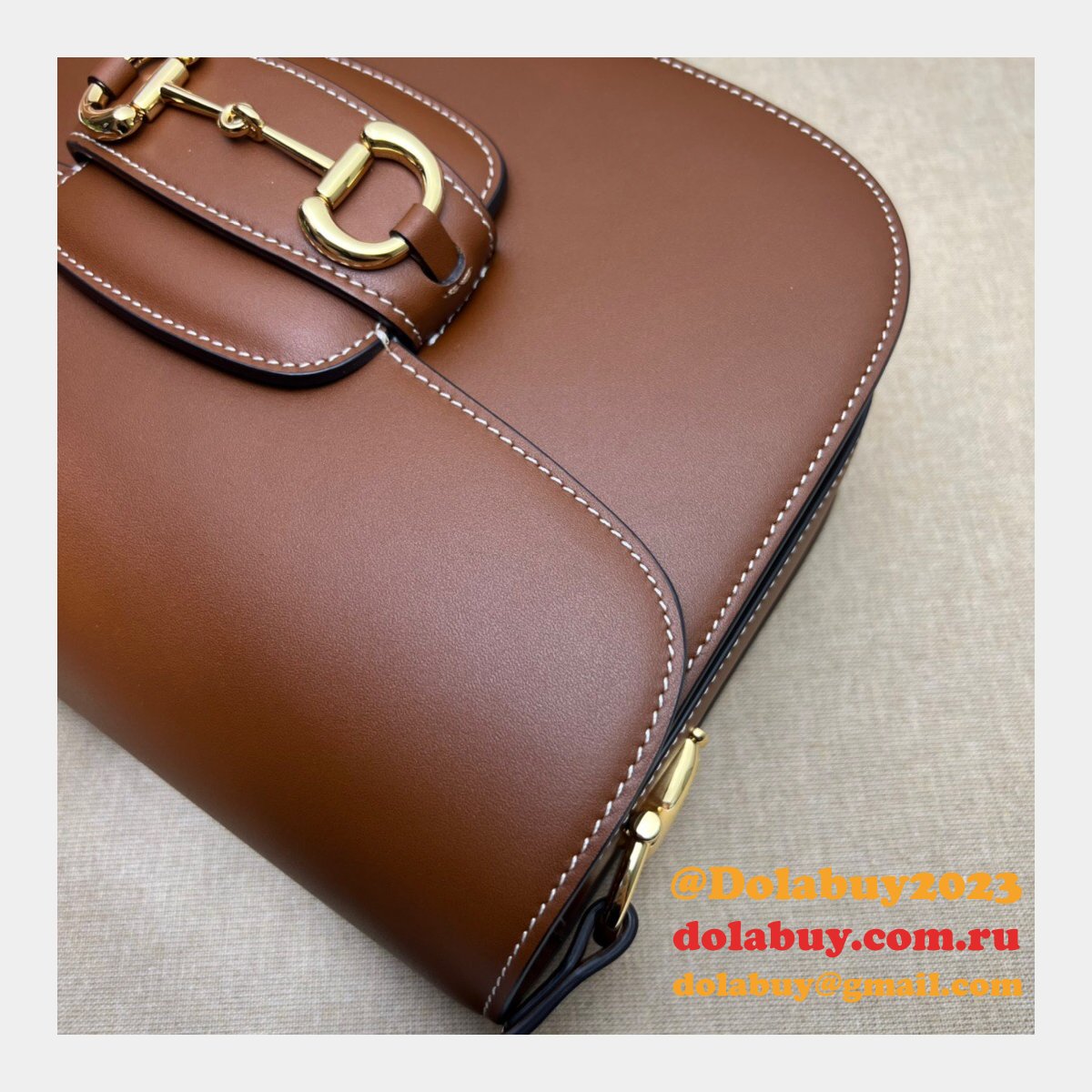 G*u*i 1:1 replica designer gg supreme 602204 1955 horsebit shoulder bag