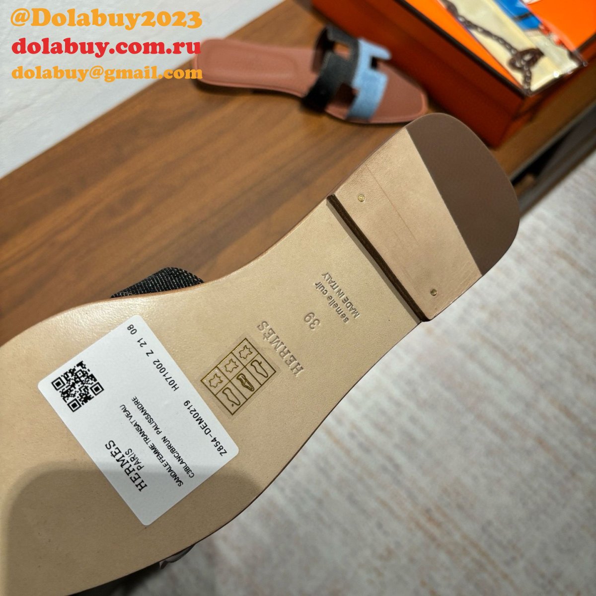 Luxury Hermes Hot Selling Oran Sandal 2025