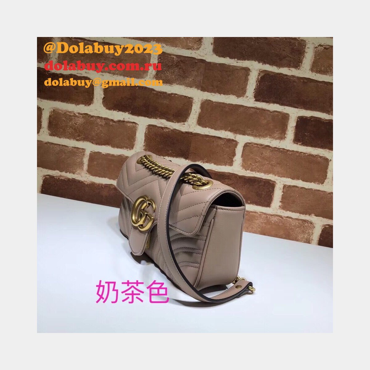 High Quality Replica 446744 MARMONT SMALL GG HANDBAG