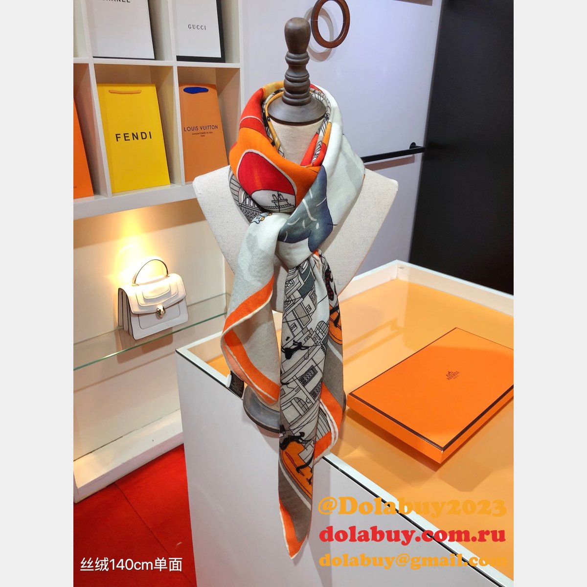 Wholesale Hermes Perfect Velvet Twilly