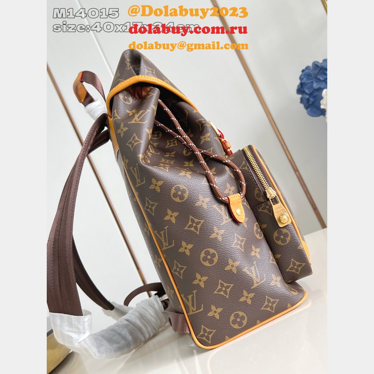 Montsouris Cargo Backpack Louis Vuitton M14015 Luxury G69 Brown