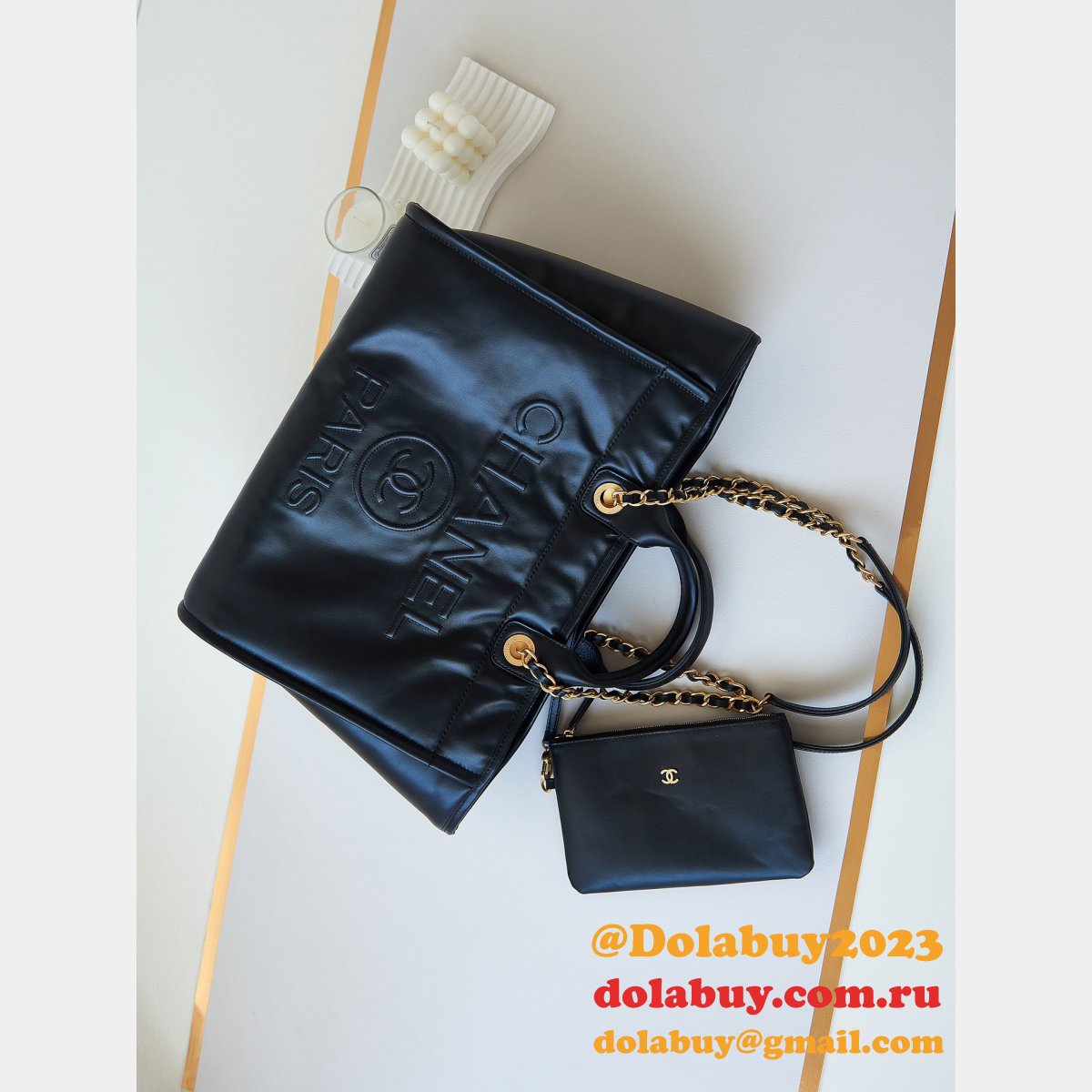 Luxury 7 Star CC goatskin Top Quality tote bag AS3257
