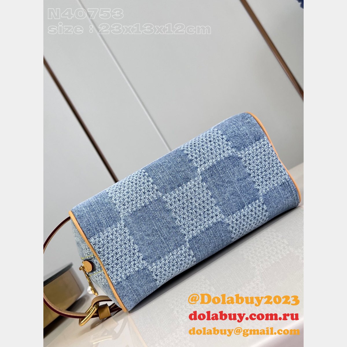 Best N40753 Locker Dopp Kit Damier Travel Louis Vuitton Bag