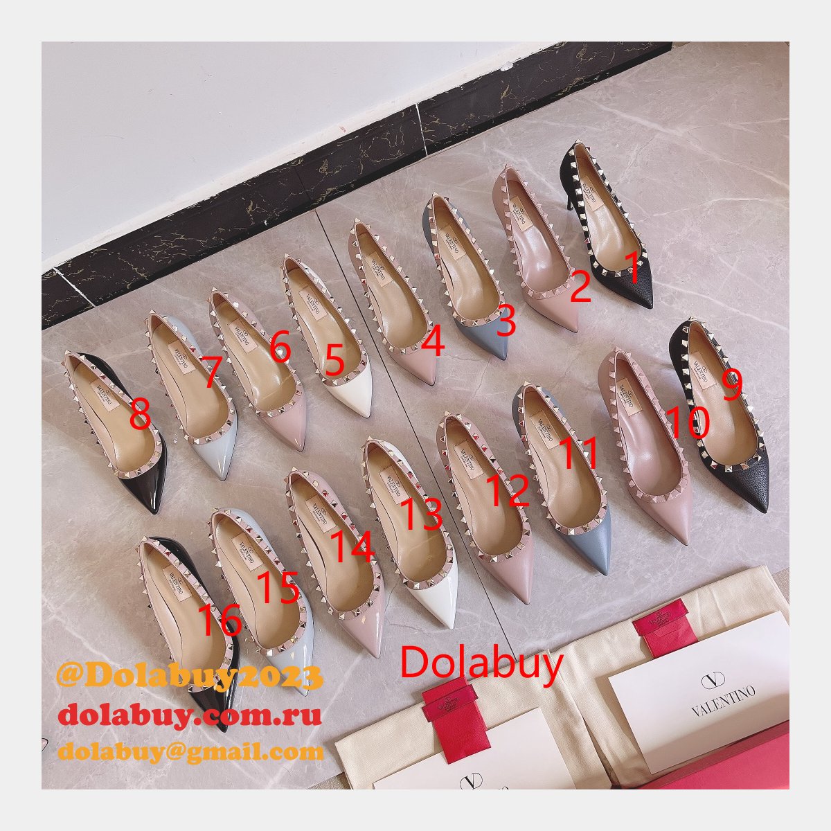 How Every Designer Fake Valentino Rockstud Pumps