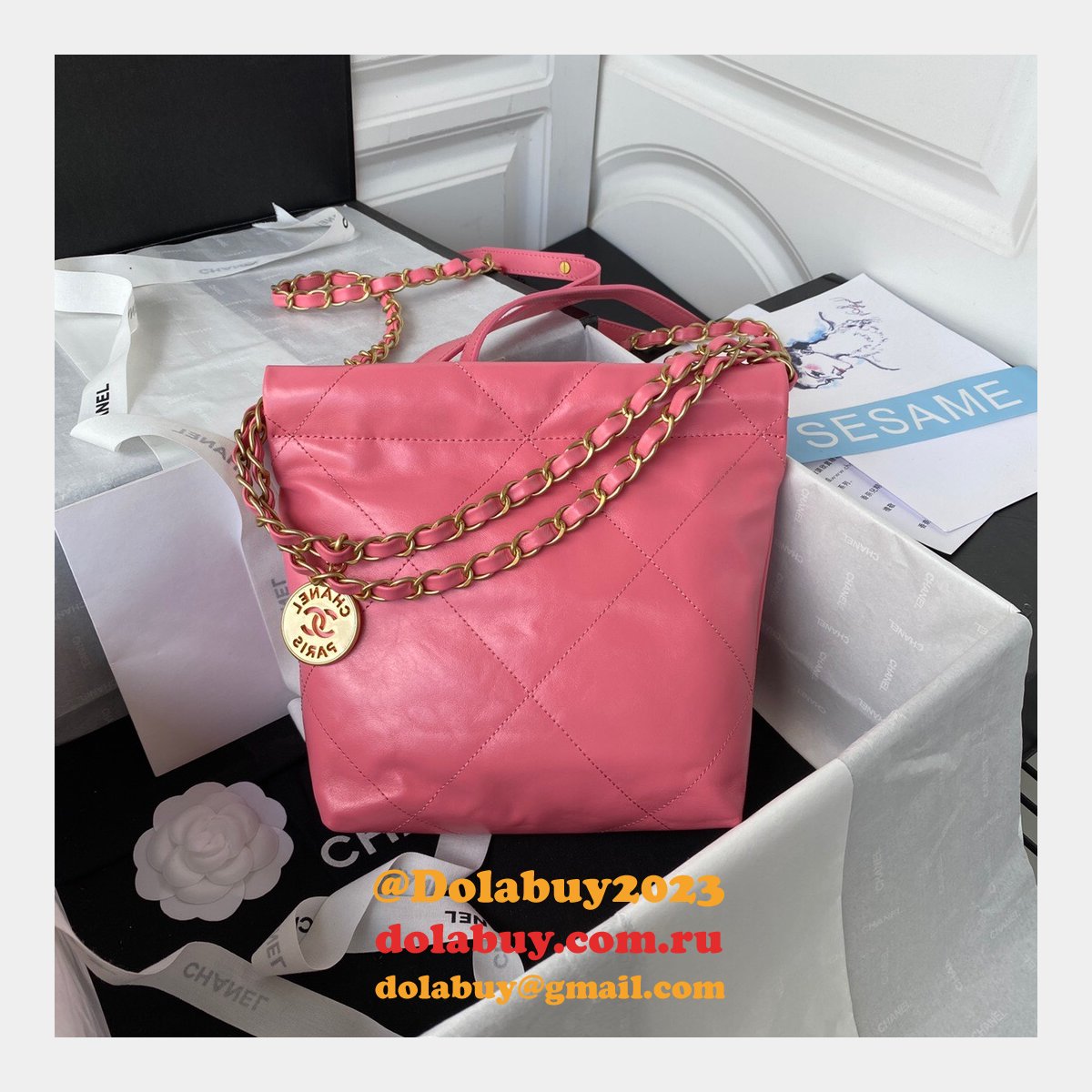 New Fashion AS3263 Shiny calfskin Designer Replica Handbag 20CM