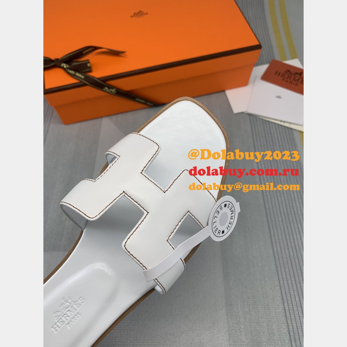 Duplicate Hermes hottest selling Oran sandal 2024