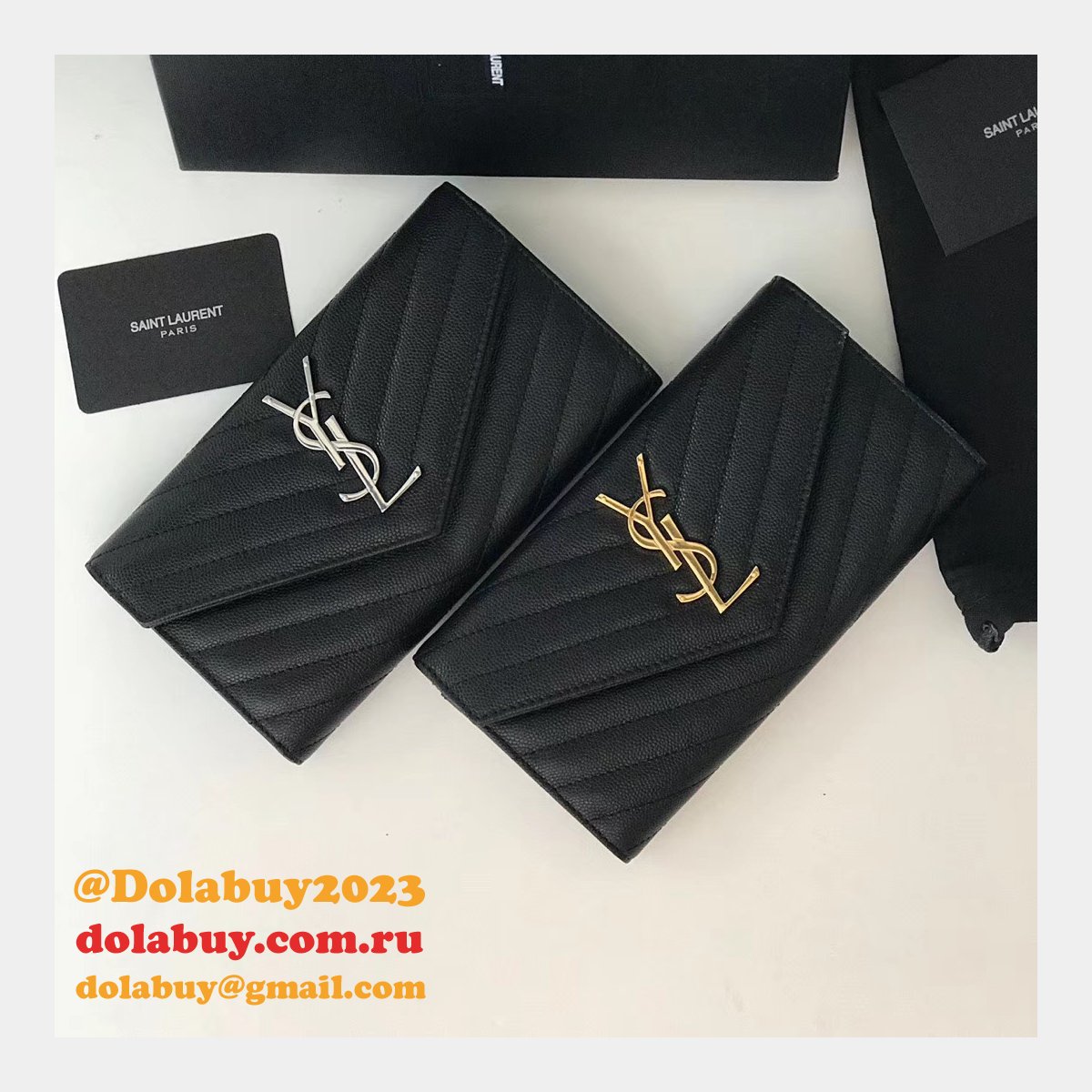 Saint Laurent YSL 403943 Monogram Compact Clutches