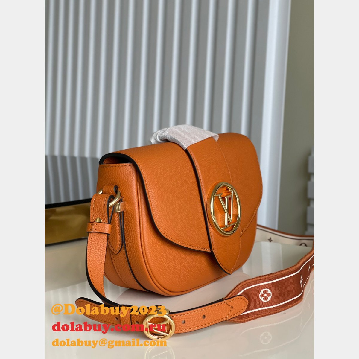 LV Replica Designer Louis Vuitton Pont 9 Soft MM High End Leathers M58967/M58727