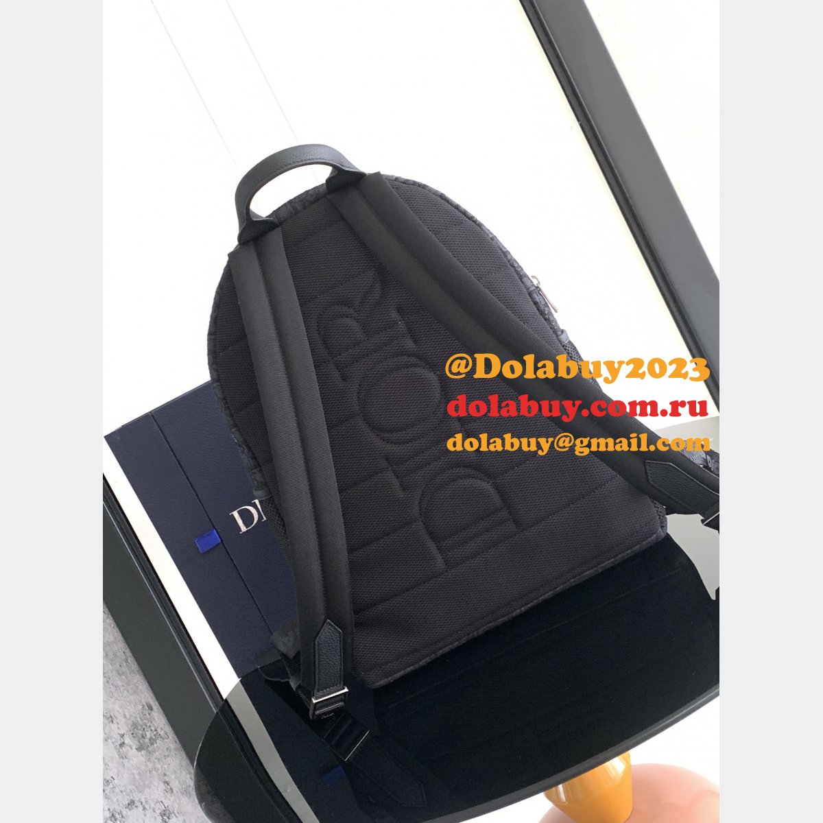 Luxury men Duplicate dior Oblique backpack