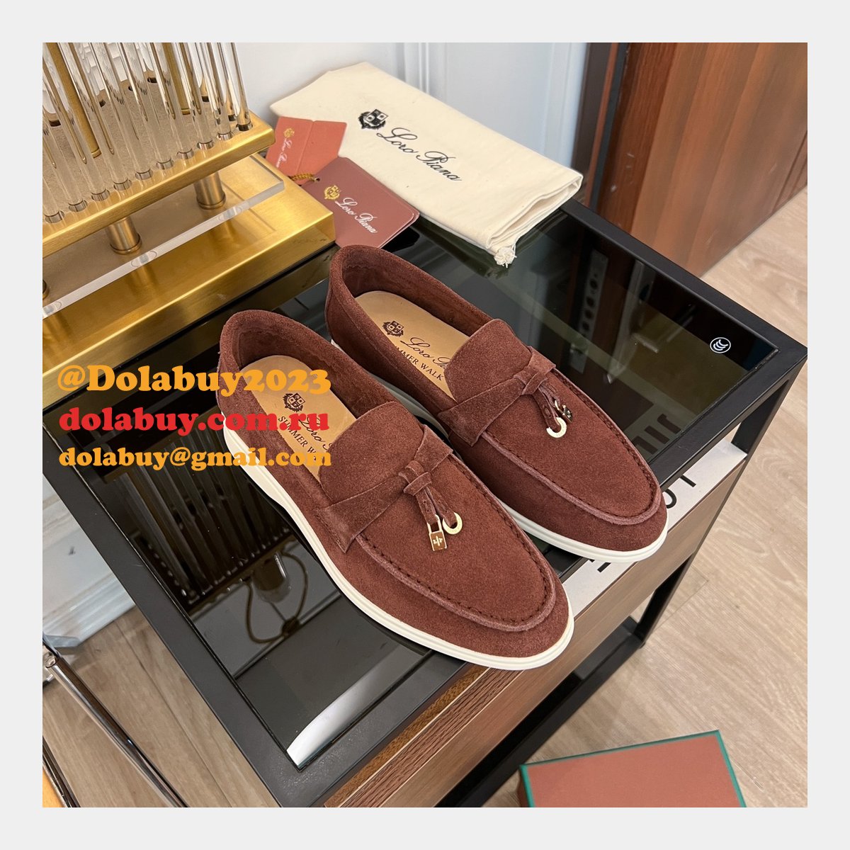 First Copy Loro Piana Replica 2023 Retro Casual Shoes
