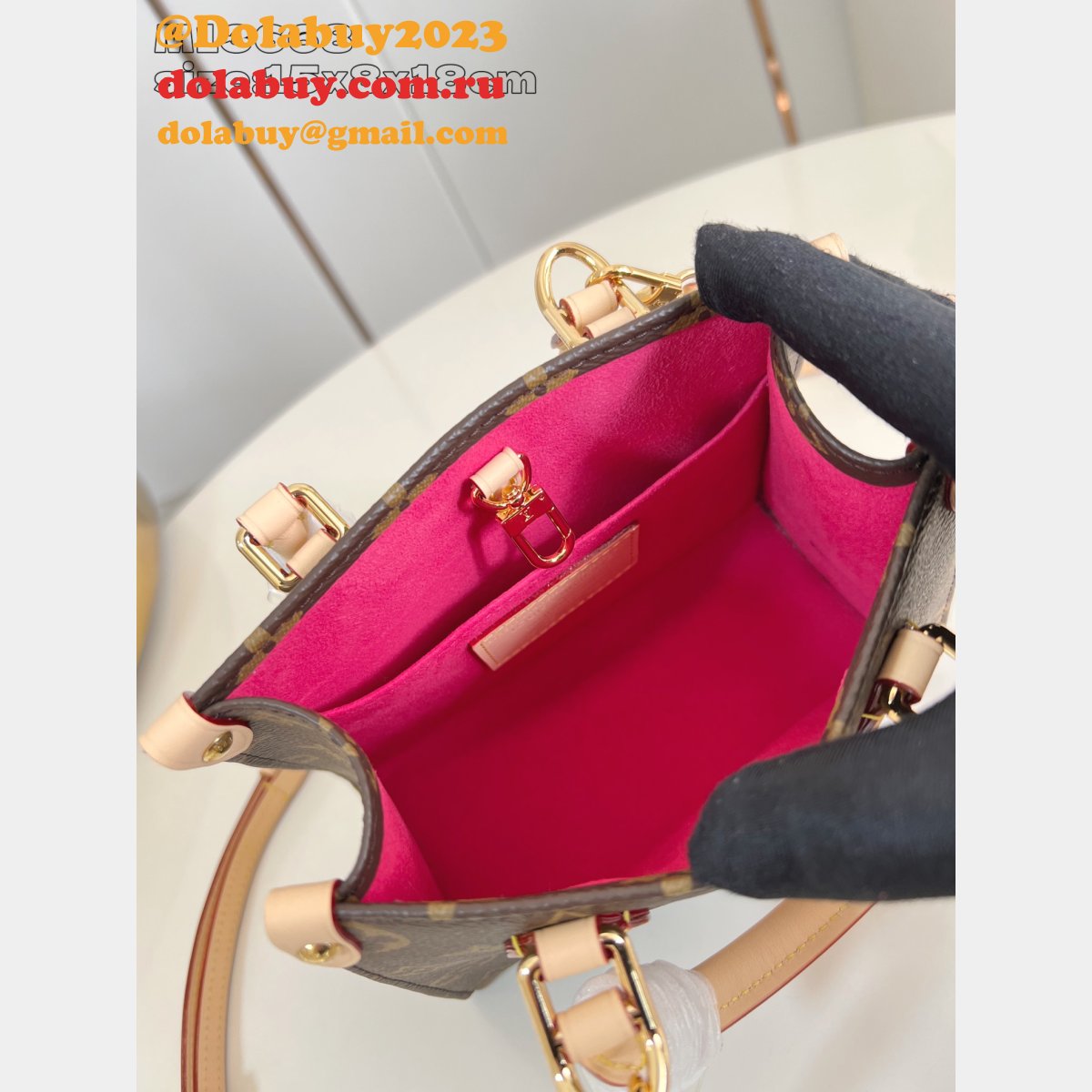 Louis Vuitton Lvons LV x TM OnTheGo BB Monogram Canvas M13668 Women Bagsv