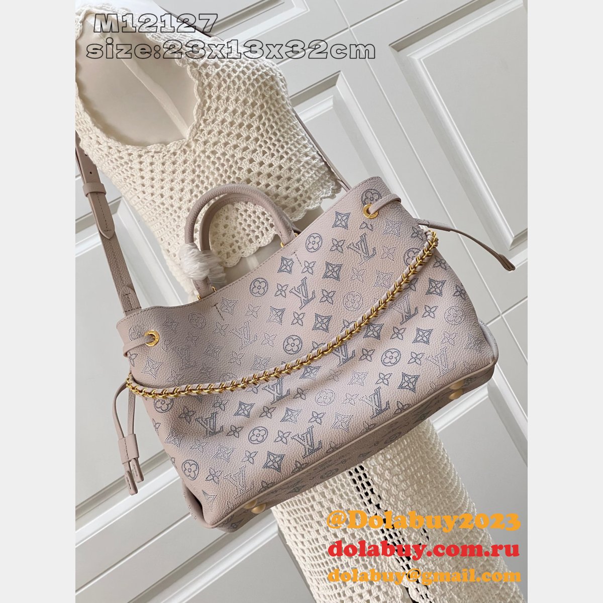 Louis Vuitton Knockoff Bella Tote Mahina 7 Star M12127 Bag