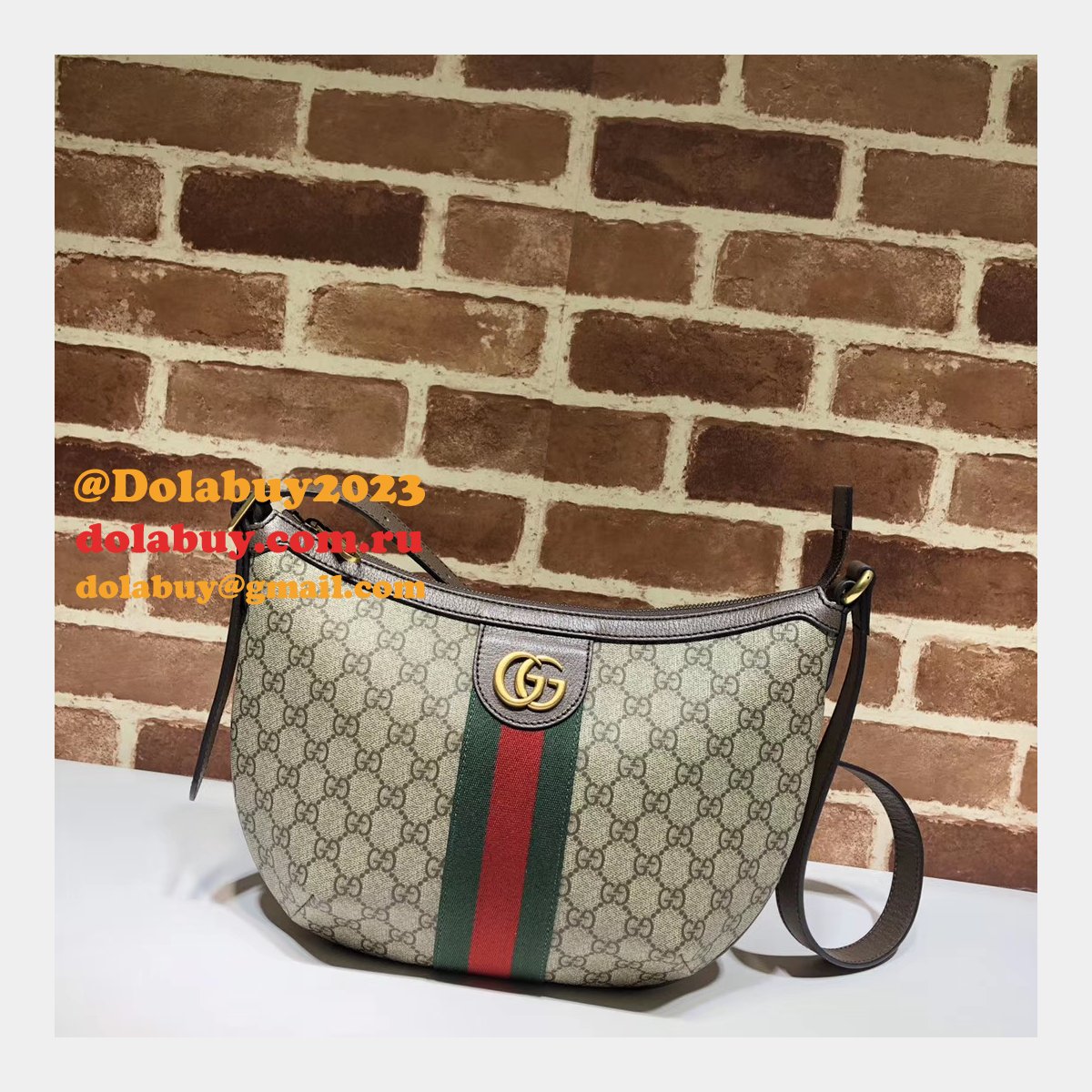 fake G*u*i high quality beige ophidia gg small shoulder 598125 bag