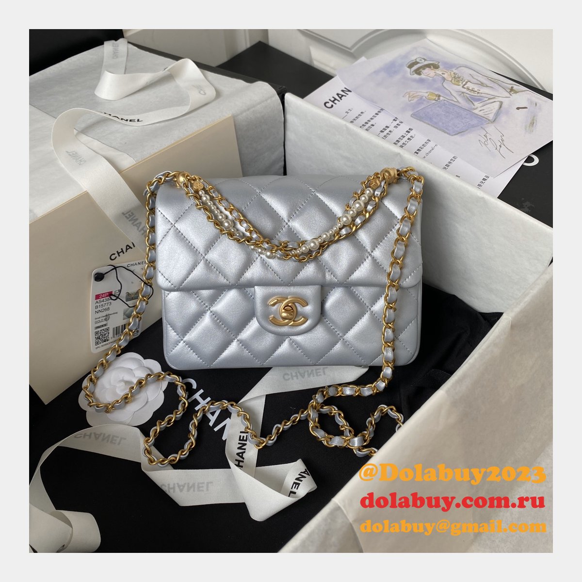 Fake Designer AS4384 Mini Flap High Quality Bag