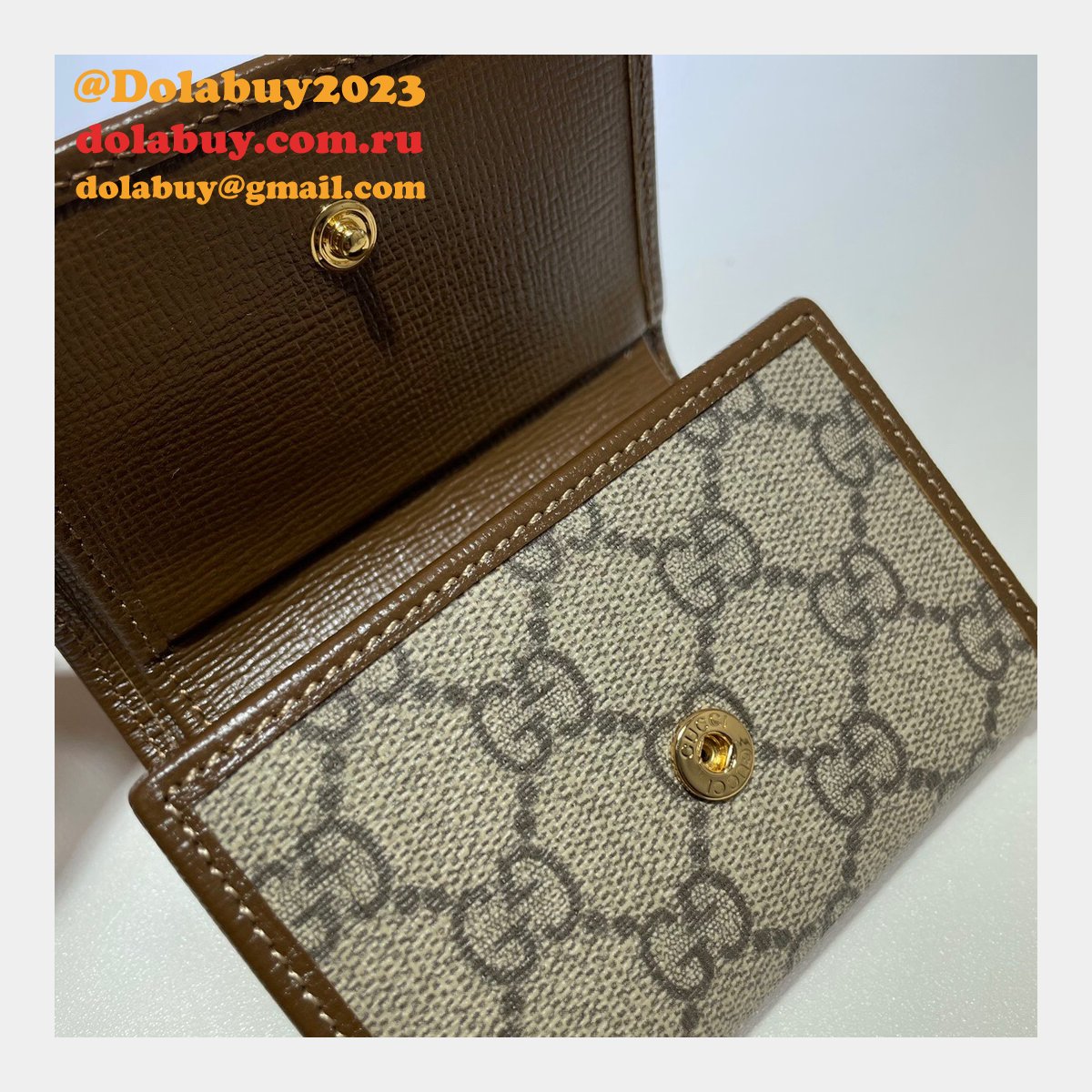 G*u*i fashion knockoff gg supreme 644462 horsebit 1955 wallet