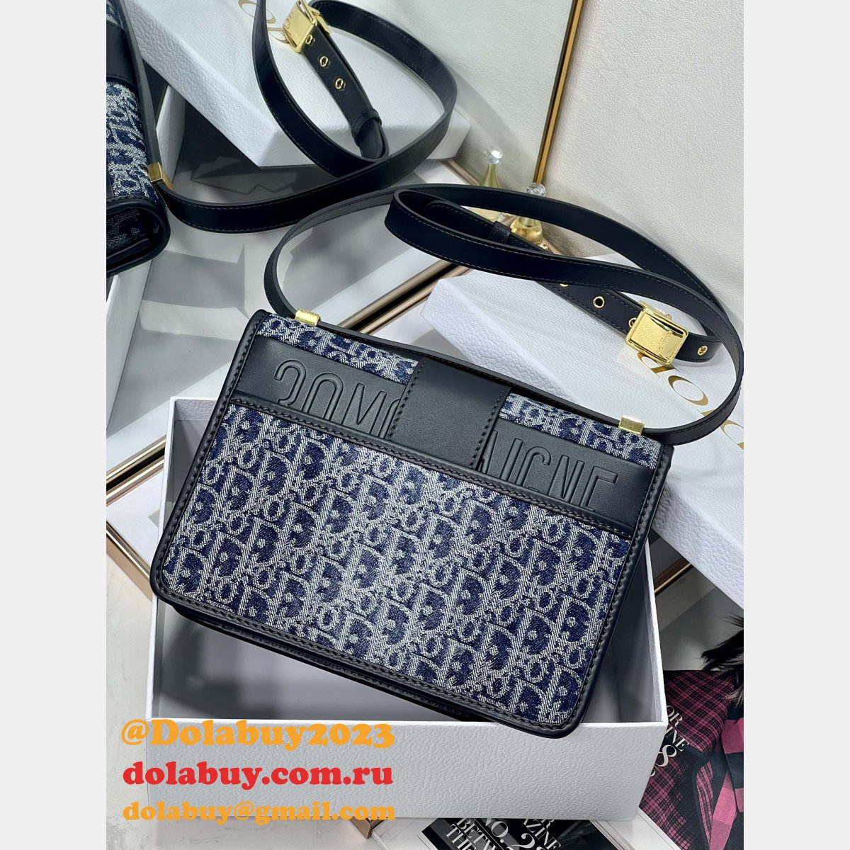 Designer Christian Dior Copy 30 Montaigne Oblique 3349 Bag