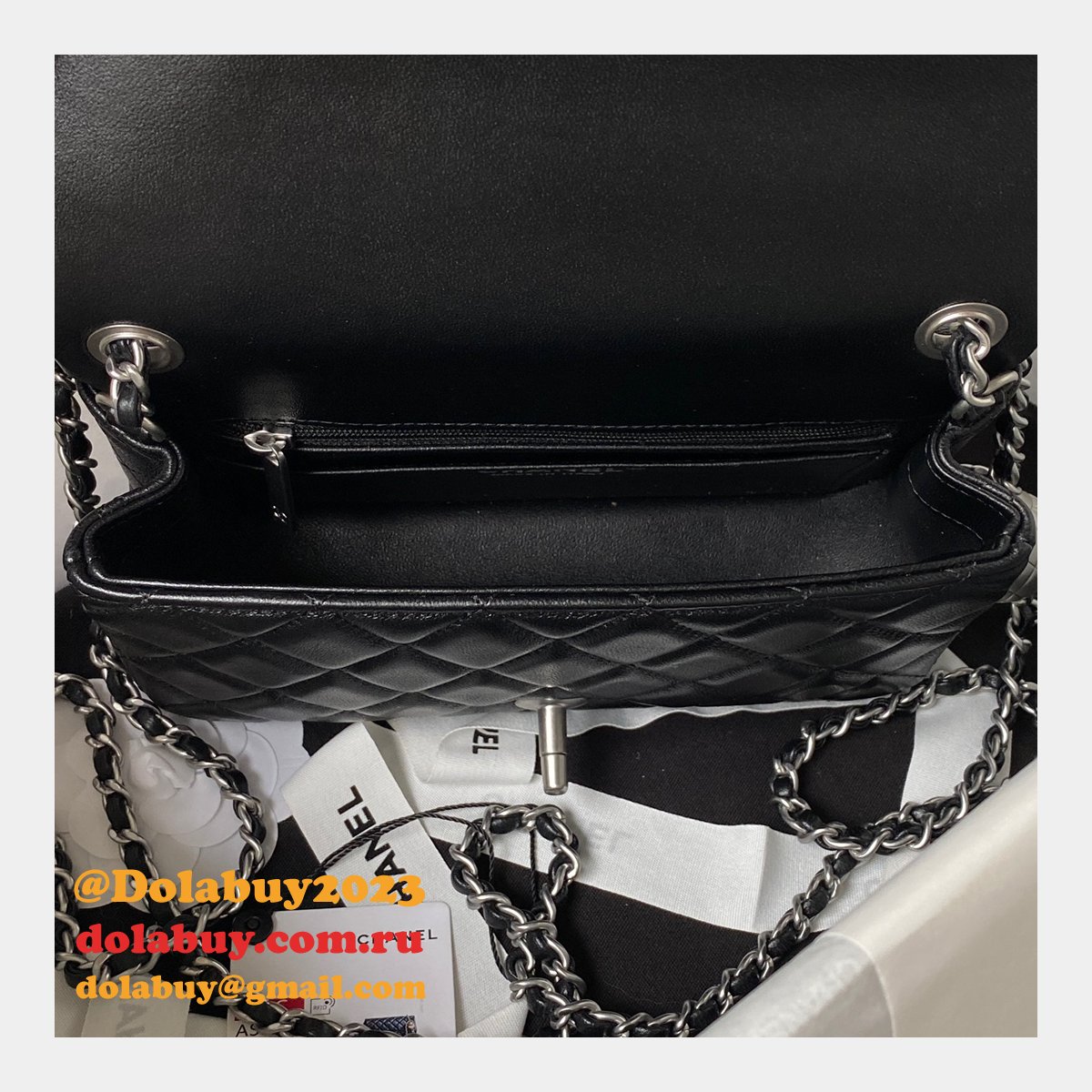 Luxury CC FLAP BAGS 20CM AS1787 SILVER BALL