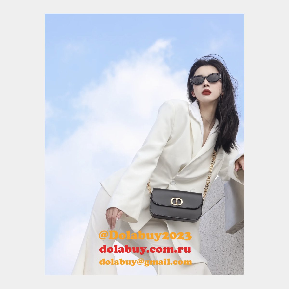 Shop High Quality 0322/0323 Replica Dior Clutch Handbags