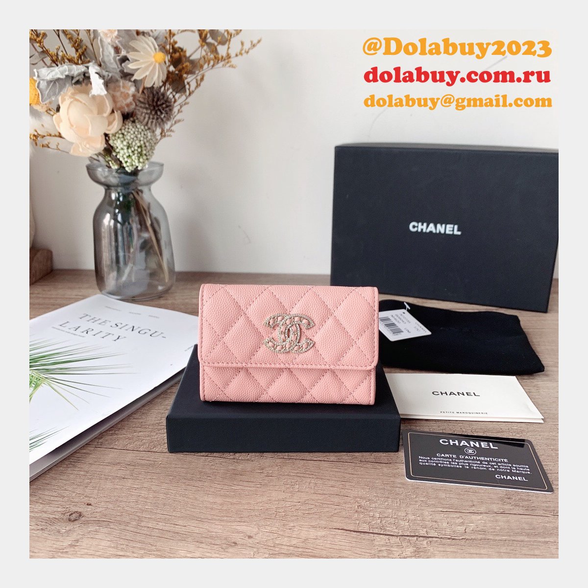 Copy AP2735 AAA Quality Replica Flap Card Holder