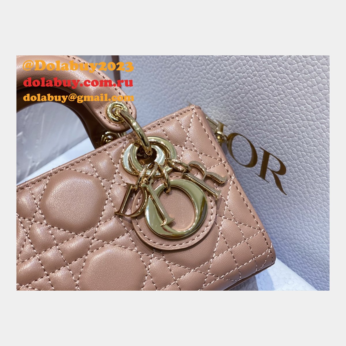 Designer Replica Dior D-joy 16CM Pink Bags For Sale