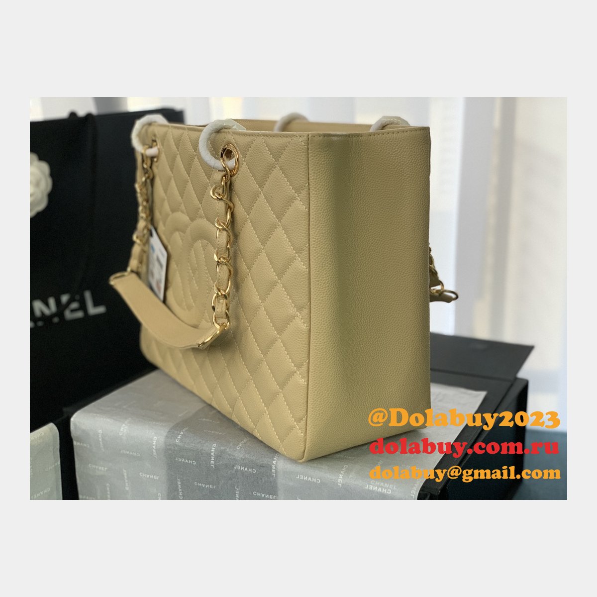 Best classic  CC 50995 shopping bag CAVIAR leather