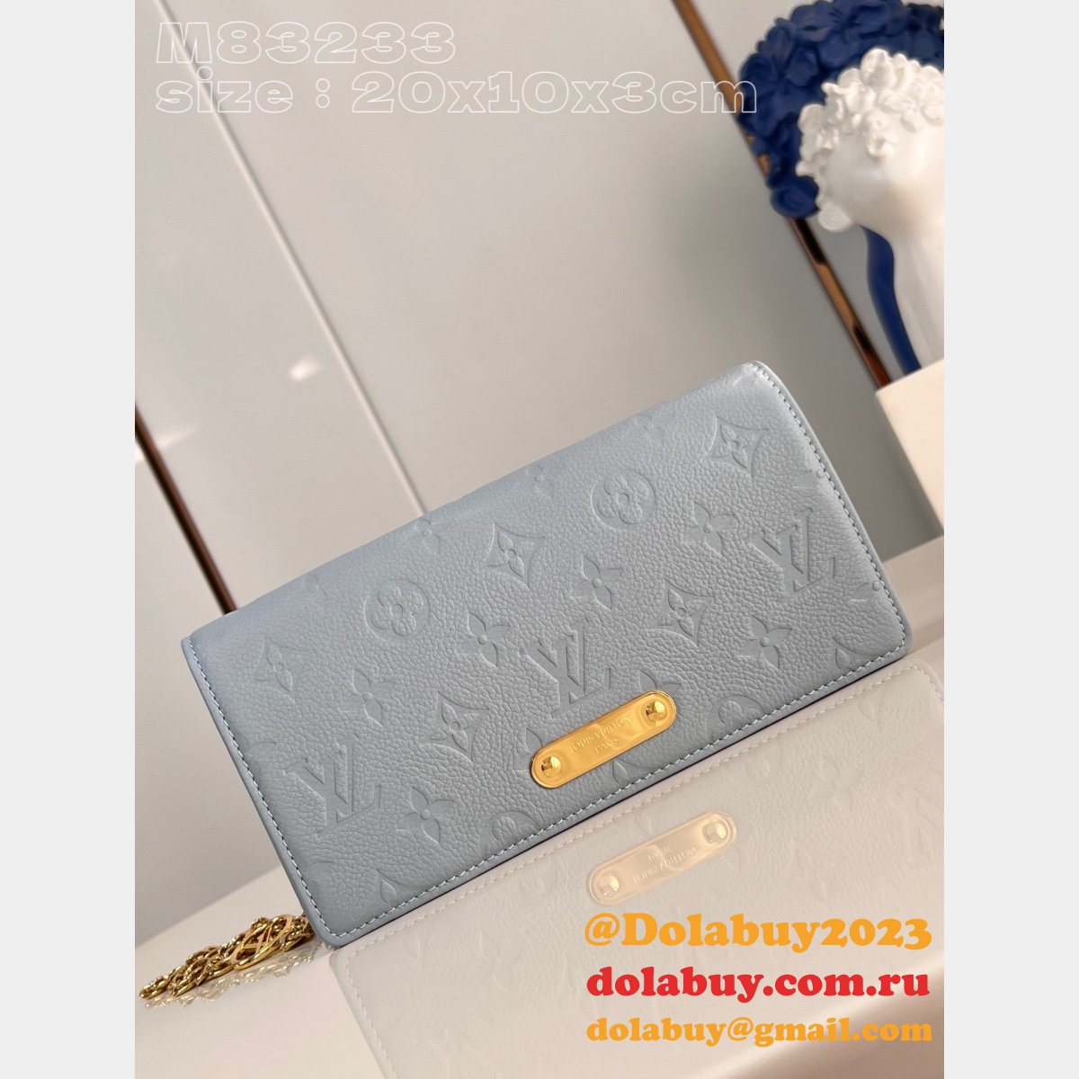 Wallet On Chain Lily M83233 Circle Replica Louis Vuitton Designer Bag