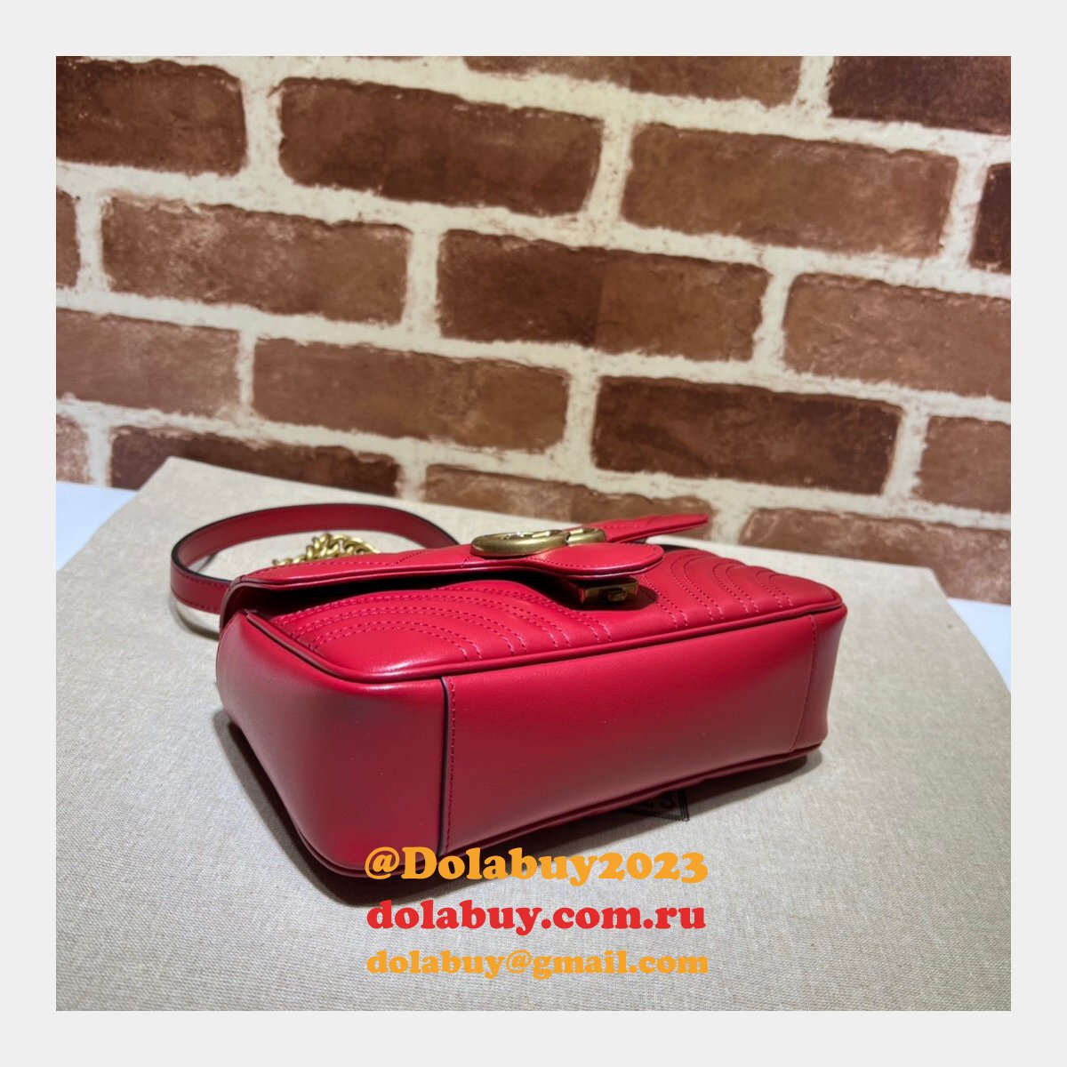 High Quality Replica 446744 MARMONT SMALL GG HANDBAG