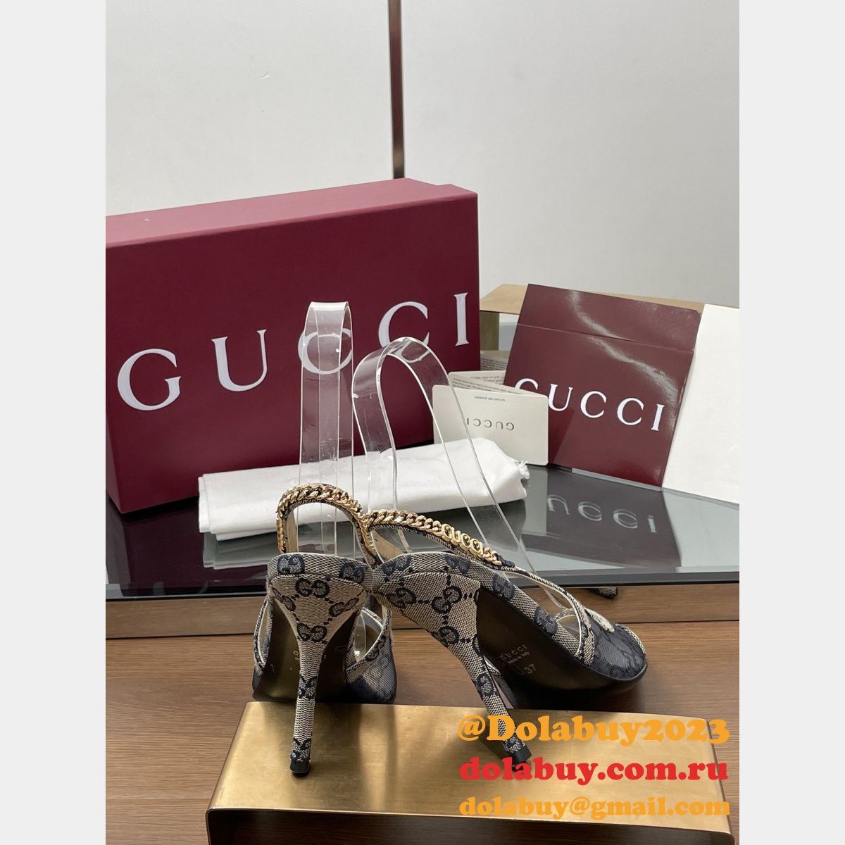 fashion G*u*i signoria slingback pump