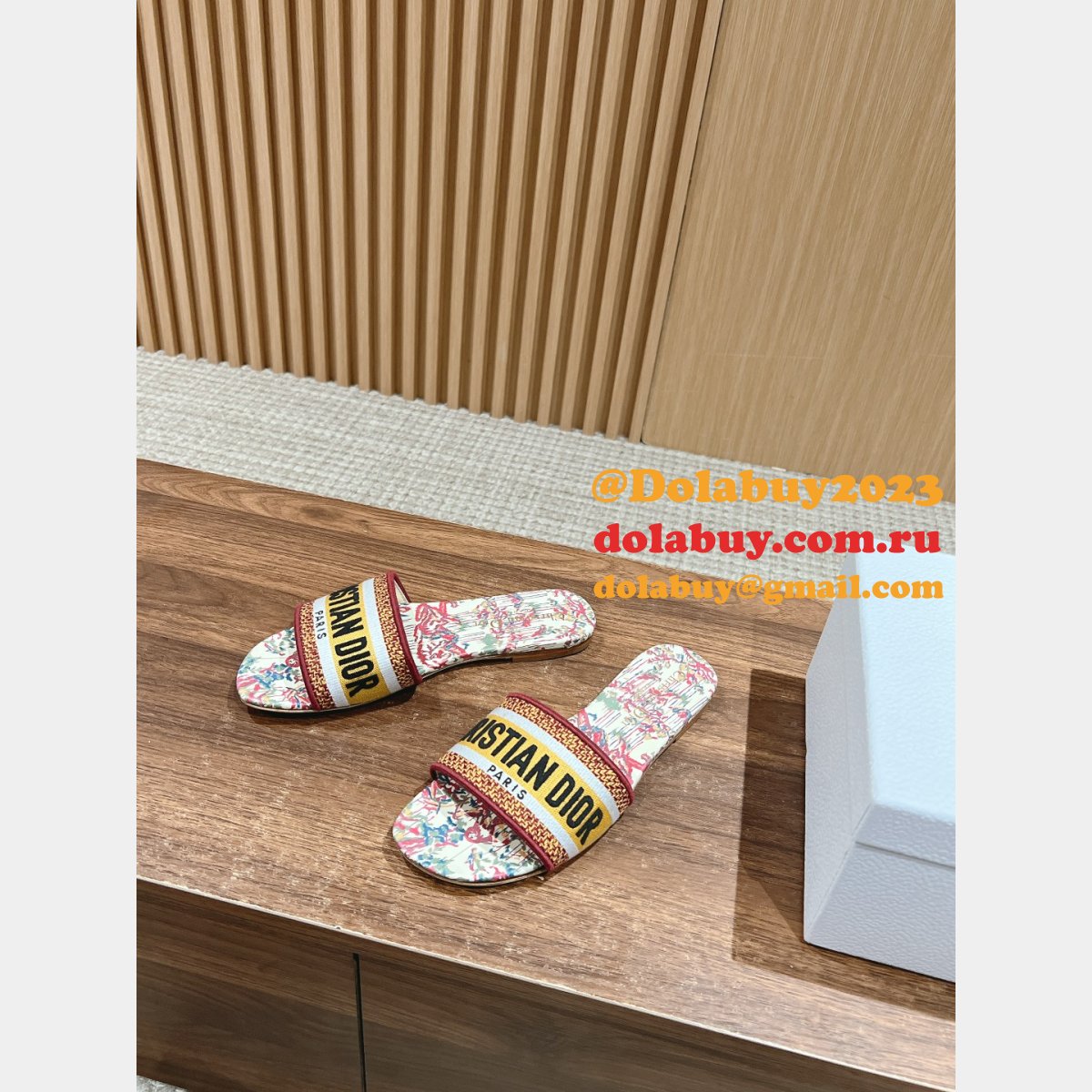 Top Quality Cheap Knockoff DIOR DWAY SLIDE
