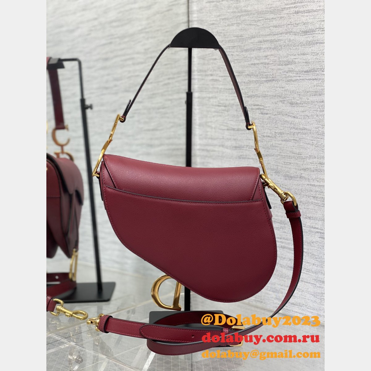 Replica DIOR SADDLE with Long strap Wholesale