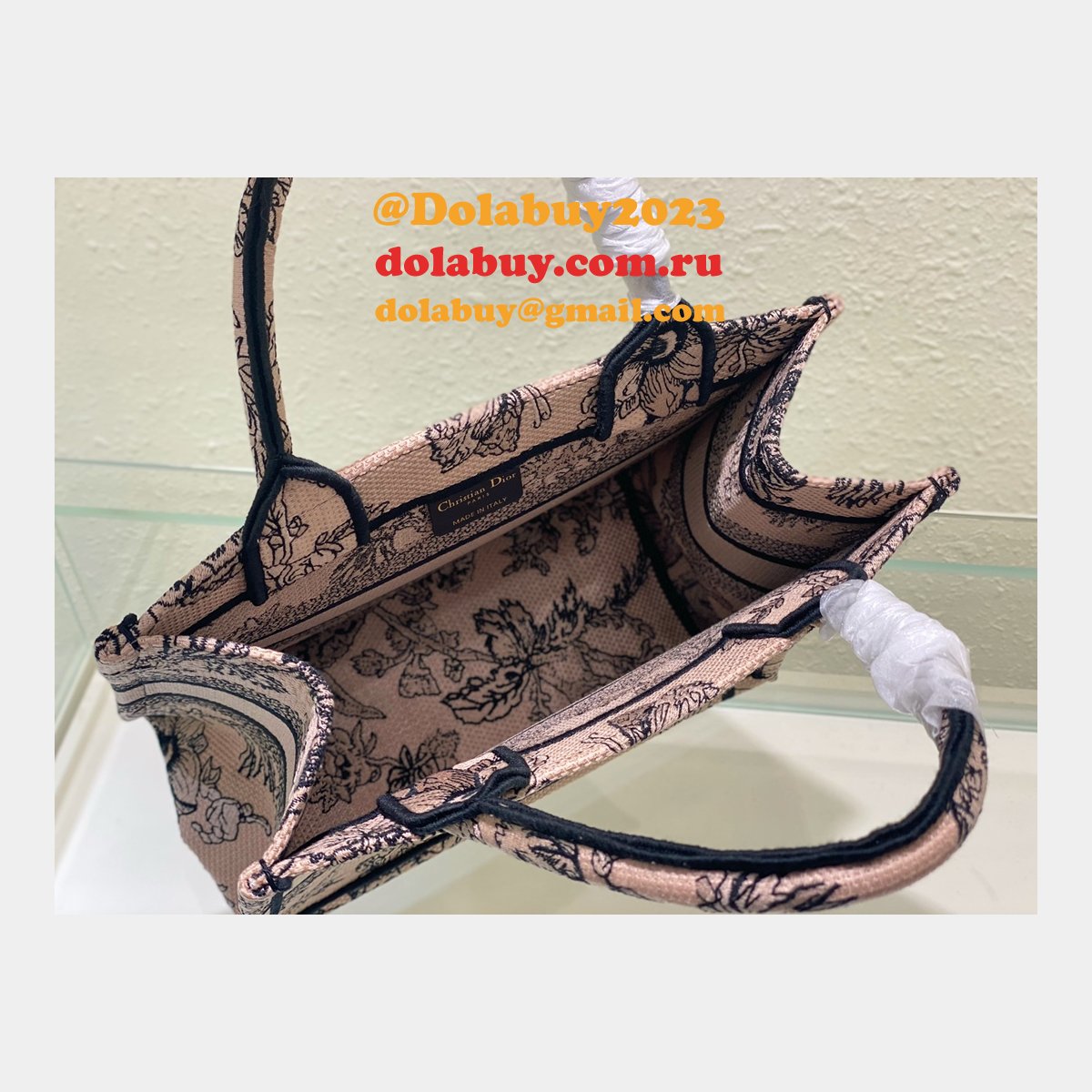 Buy Replica Christian Dior CD Book Tote 26.5/36/41.5cm Bags from Dolabuy