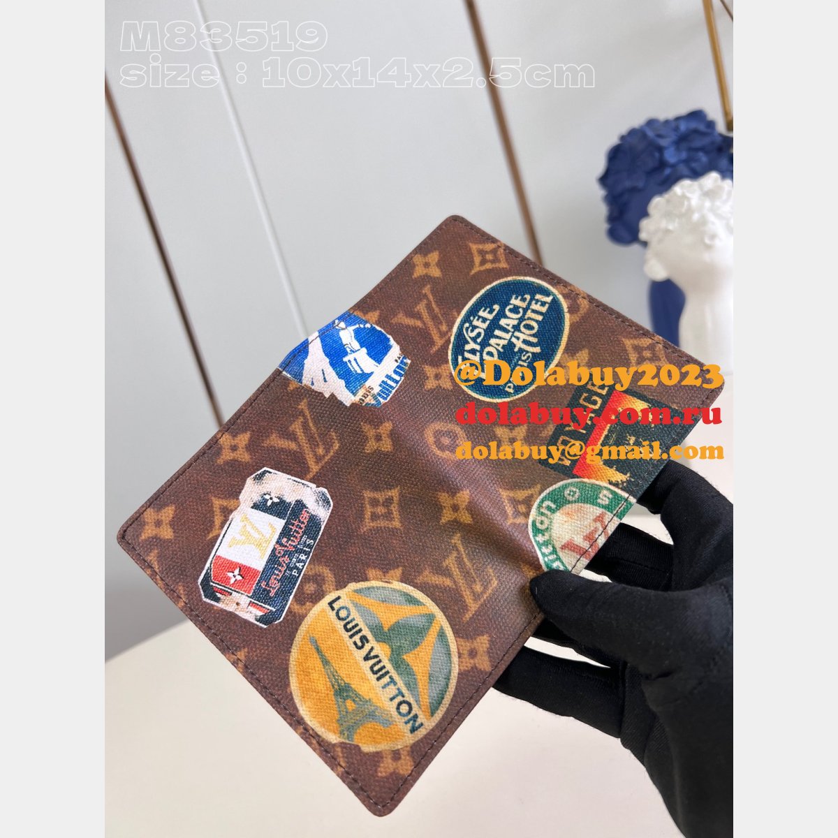 Toilet Cosmetic zippy Wallet Passport Cover Lisa Wall Pouch LV Bag