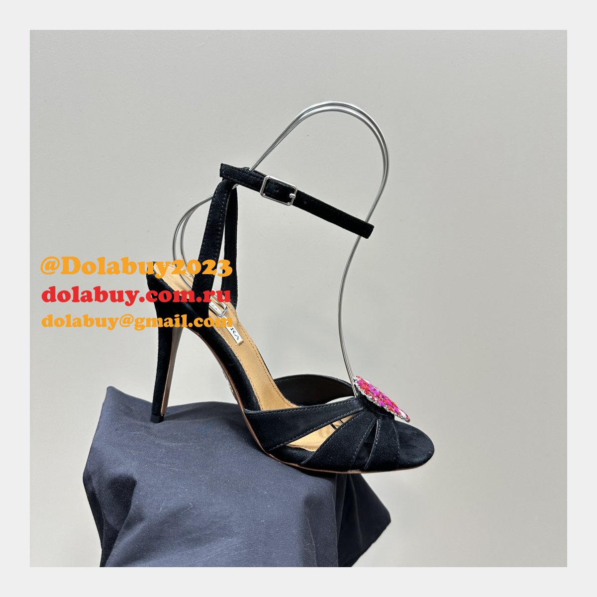 Wholesale Cheap Aquazzura Heels 8.5cm Sandals Perfect Shoes