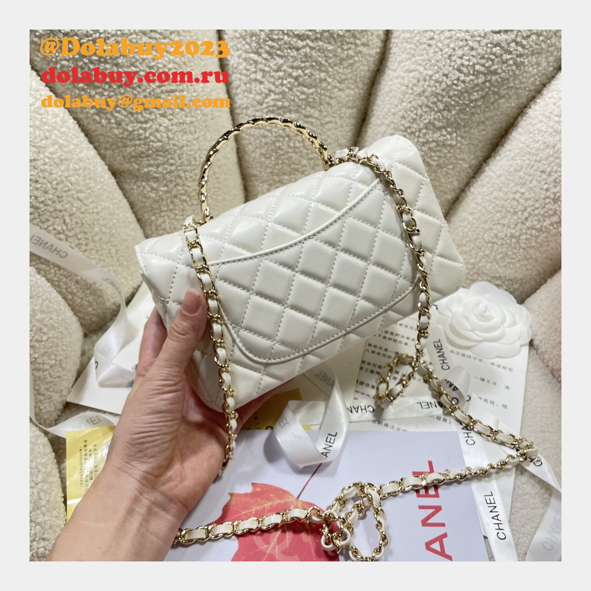 Perfect 1:1 Mirror CC 24A CF Mini Bag #4924