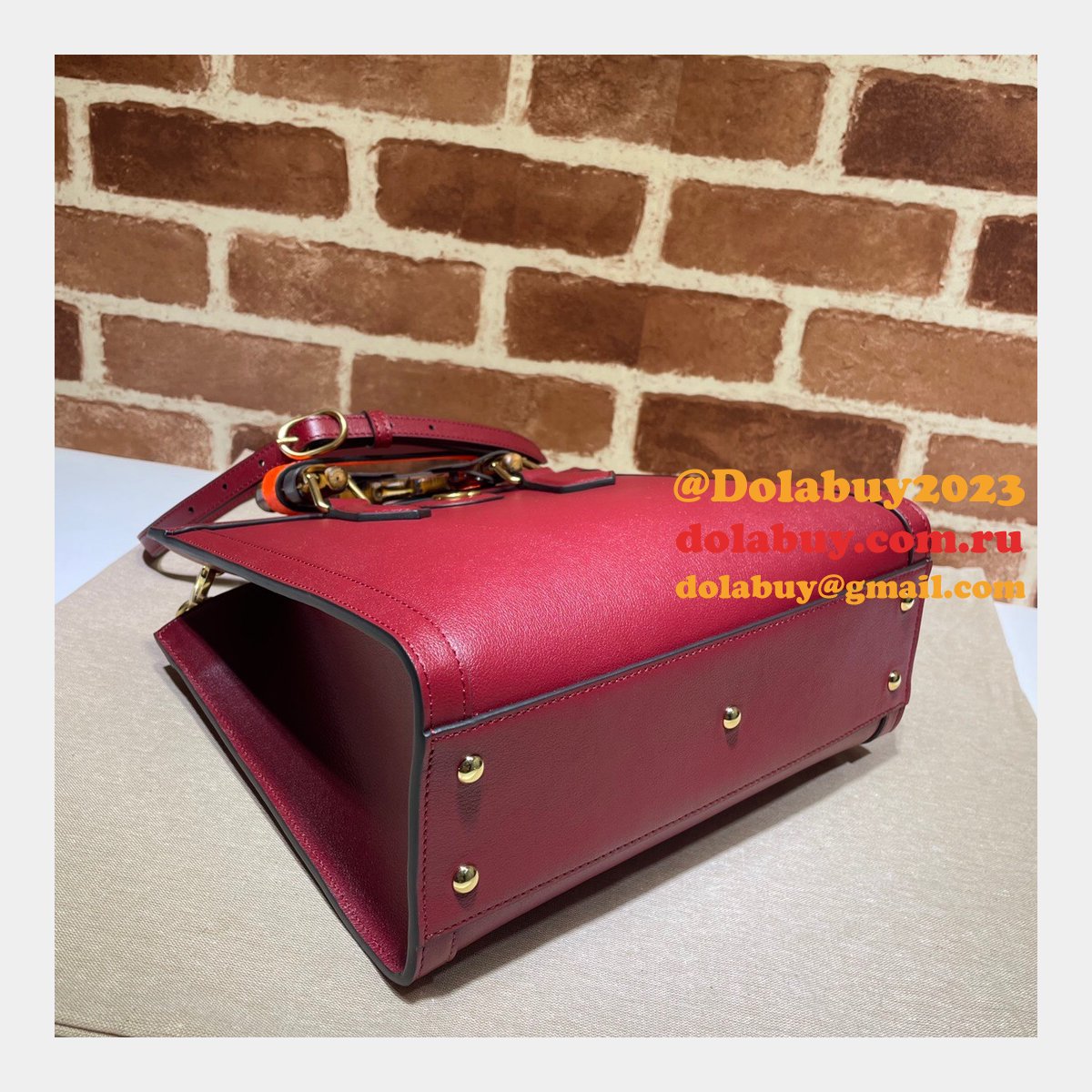 aaa replica designer G*u*i 660195 diana small tote leather handbags