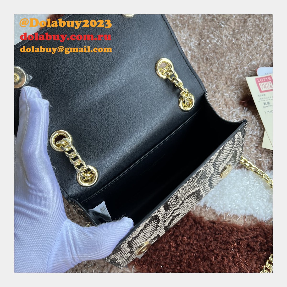 Factory Top Quality DG Logo Crossbody Dolce & Gabbana 3320 Copy Bags