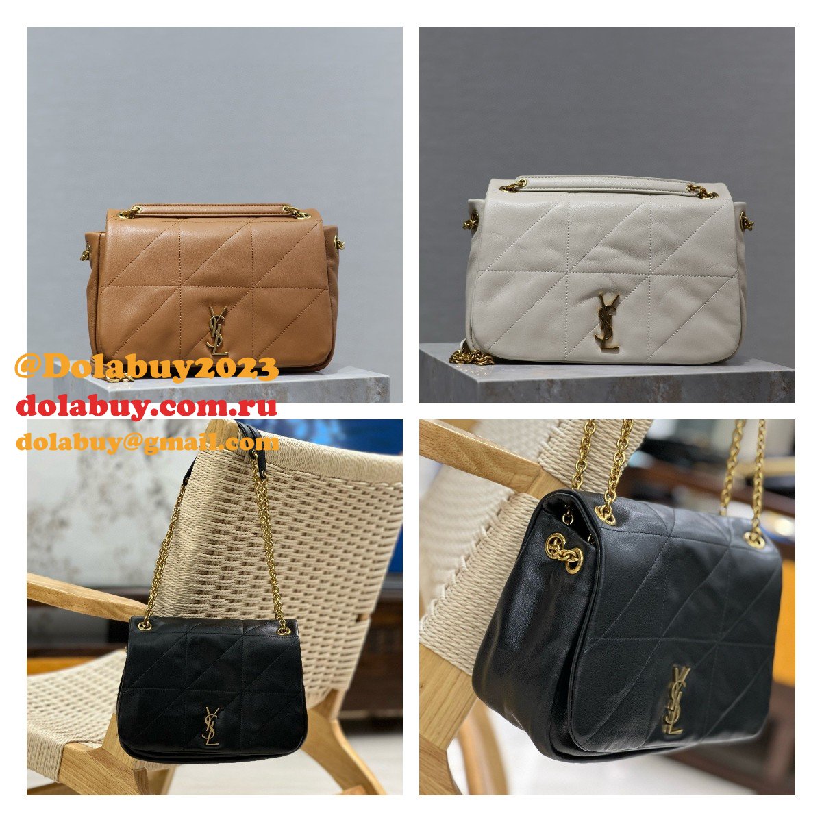 Jamie Knockoff YSL Handbag By-line Women 763475 Bag