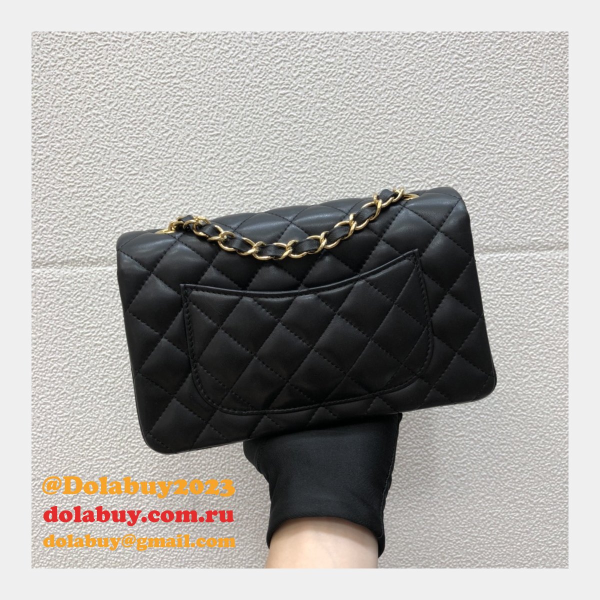 Cheap CC Lambskin Flap Designer Bag 1116 20CM