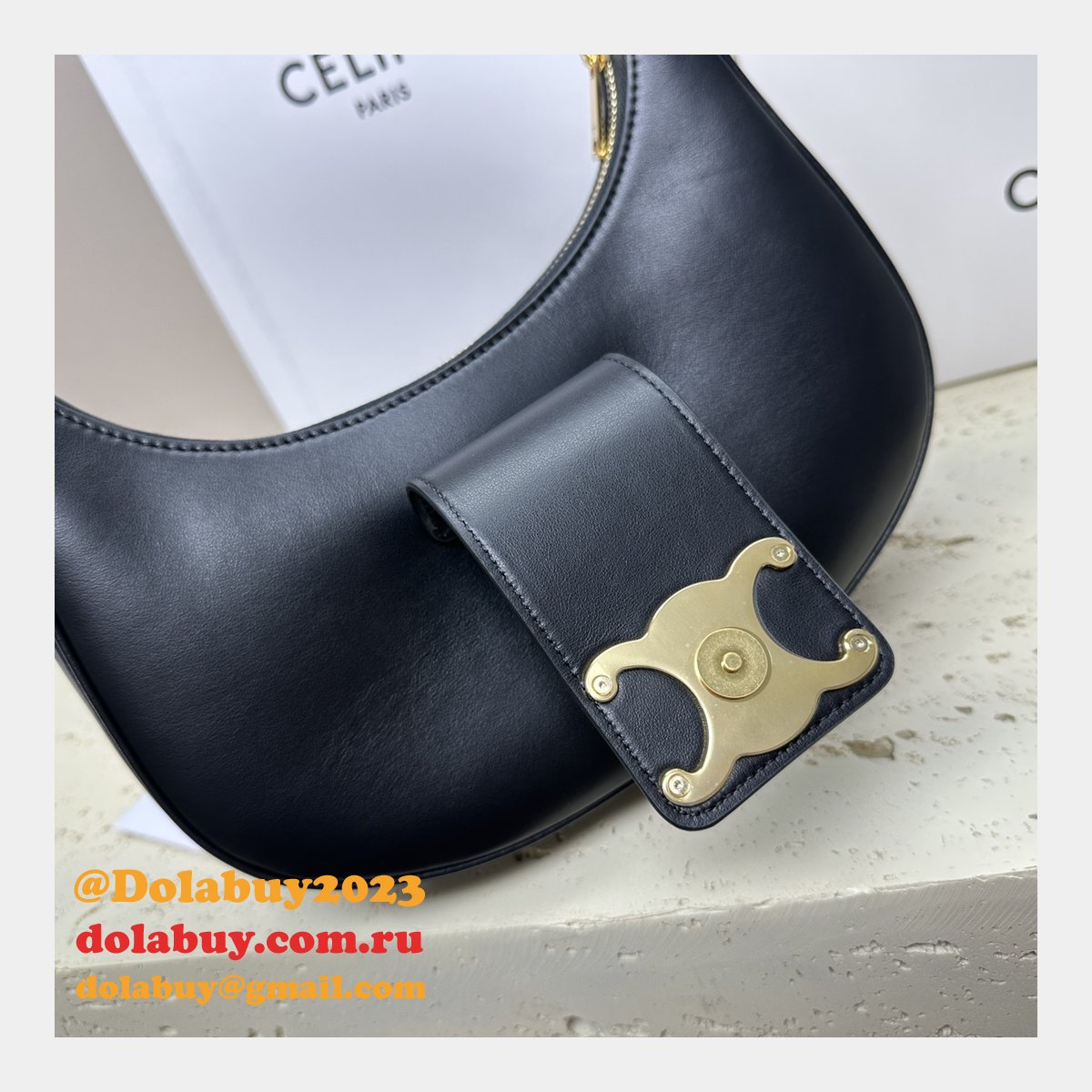 Best High Inspired 114492 Ava Triomphe Soft Quality Celine Replica Bag