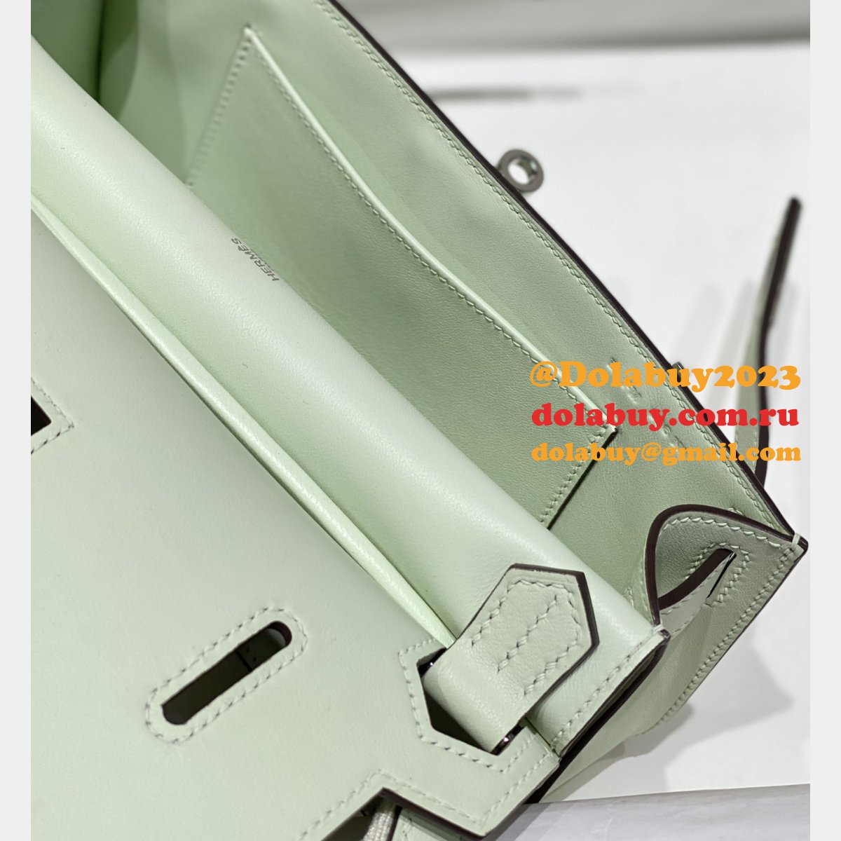 Luxury hermes jypsiere mini calf leather bag