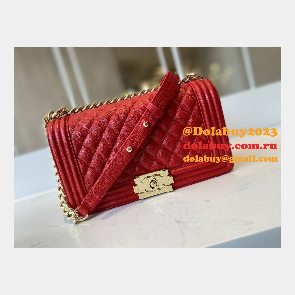 CC Replicas Calfskin & Ruthenium-Finish Metal Boy Many Colours